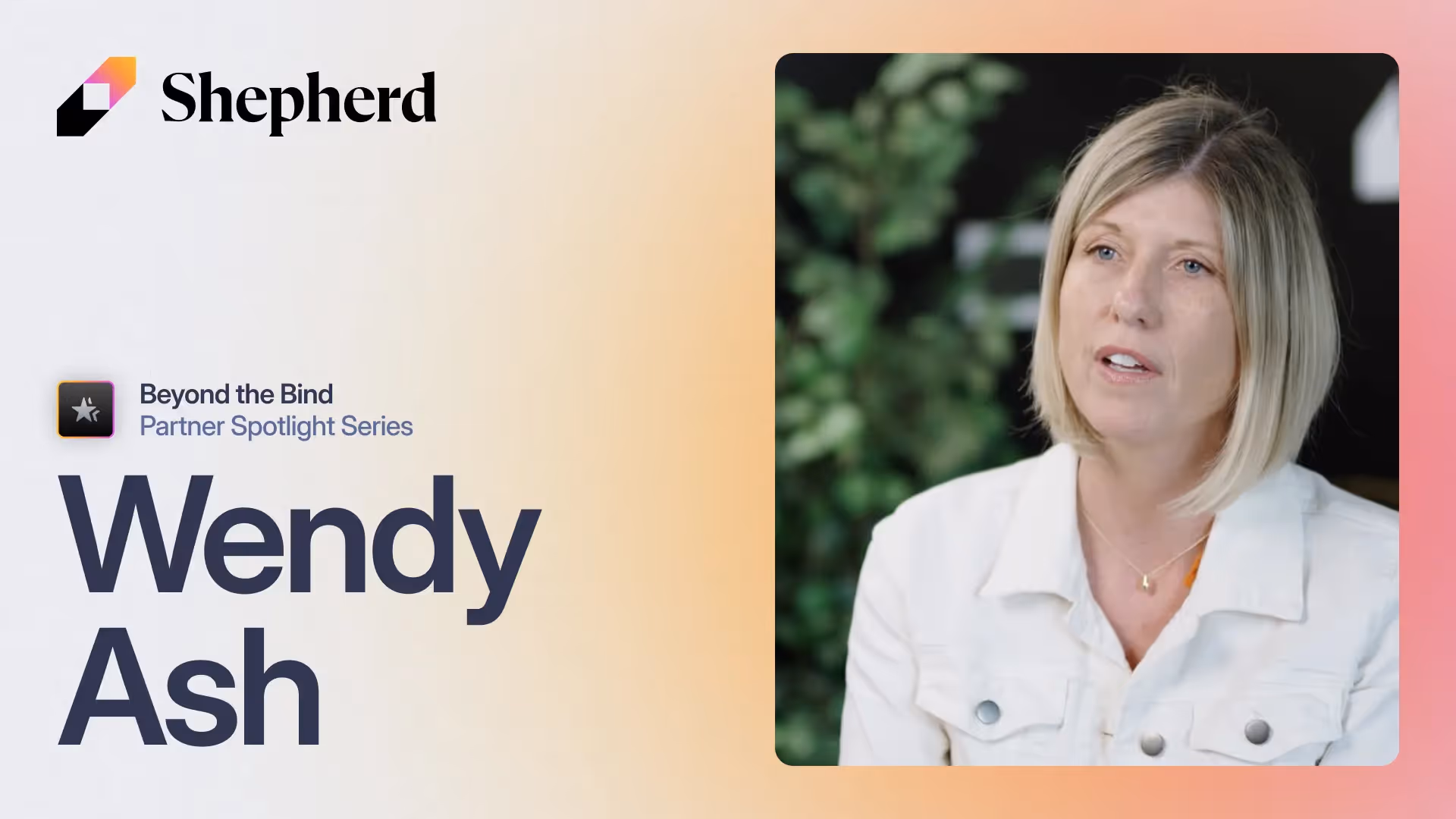 Beyond the Bind partner spotlight featuring Wendy Ash.