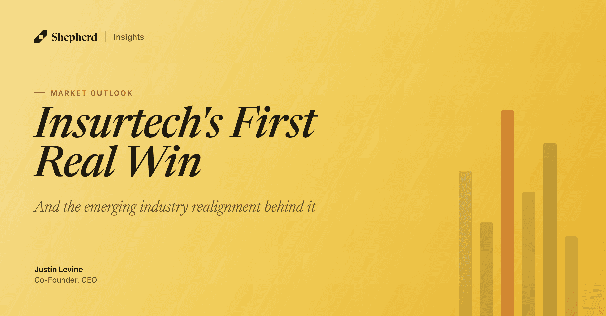 Insurtech’s First Real Win: adoption of technology reshaping insurance.