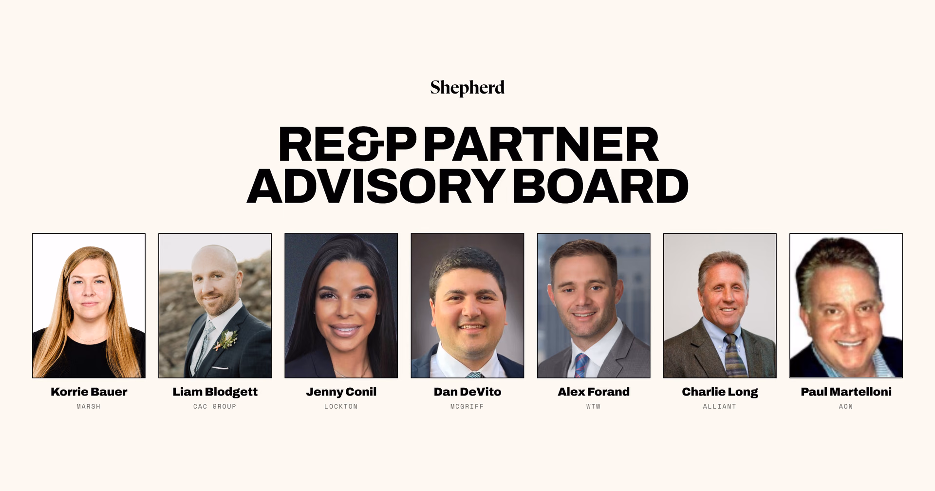 Shepherd Renewable Energy & Power Partner Advisory Board members.